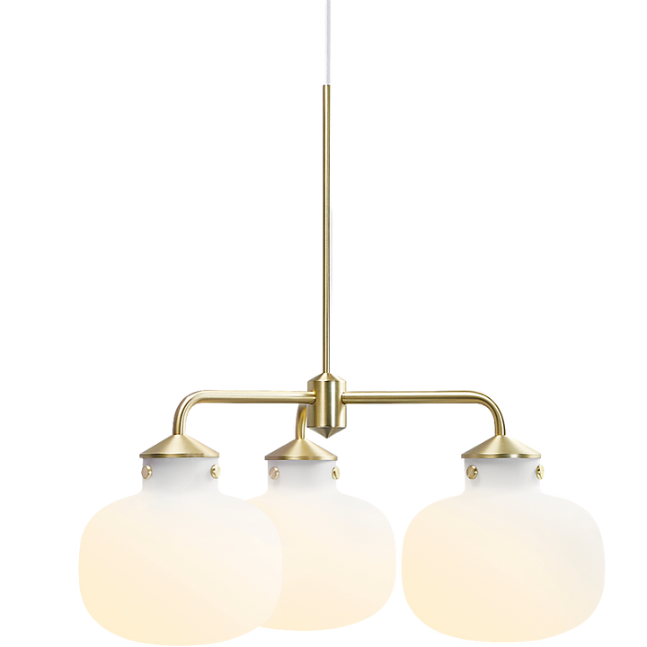 Outlet: Raito 3-Arm | Pendant | White/brass