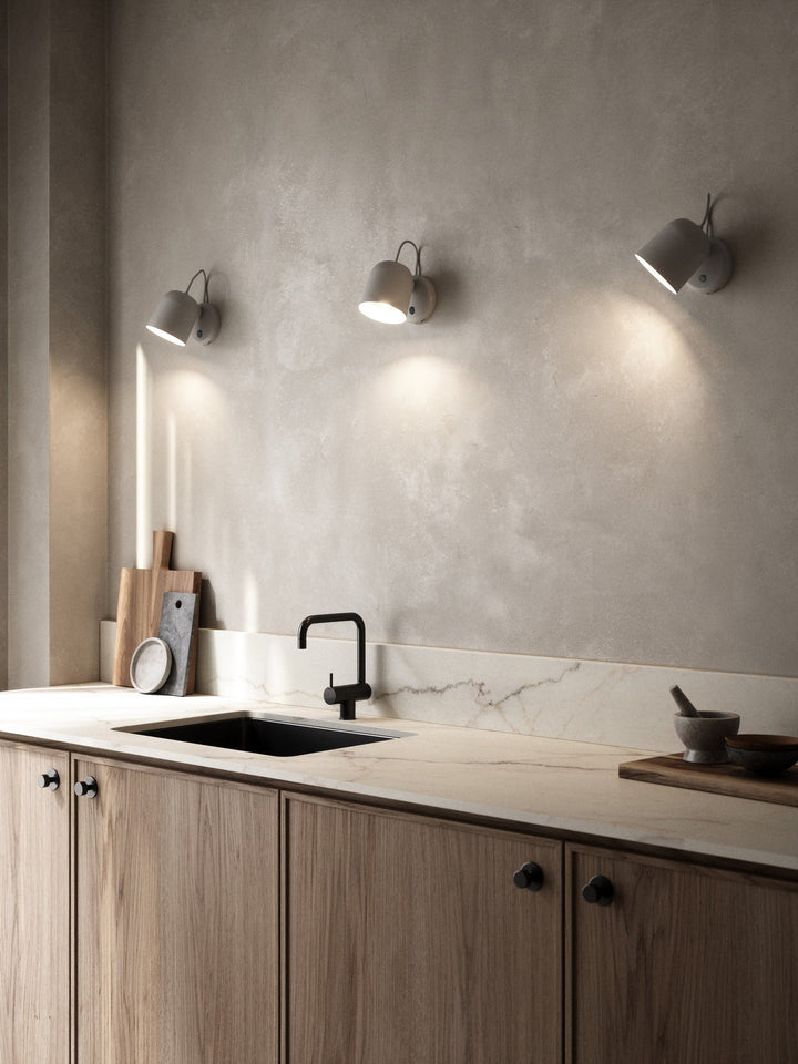 Angle GU10 | Wall light | Grey