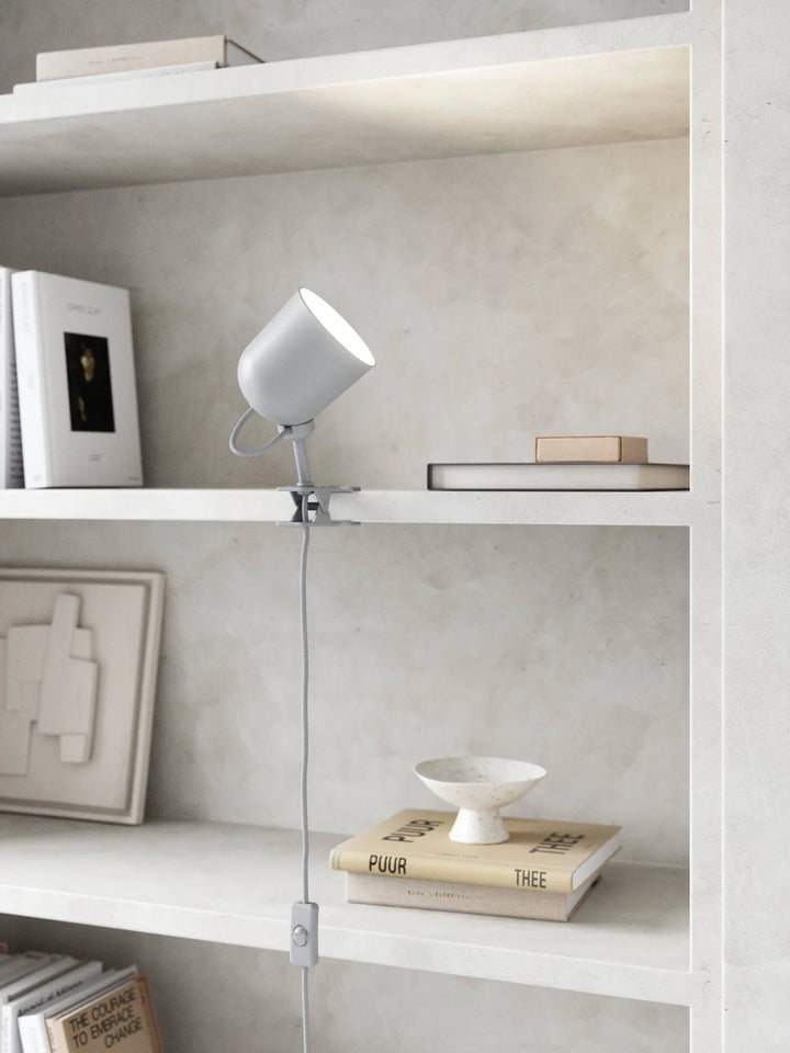 Angle | Clamp lamp | Grey