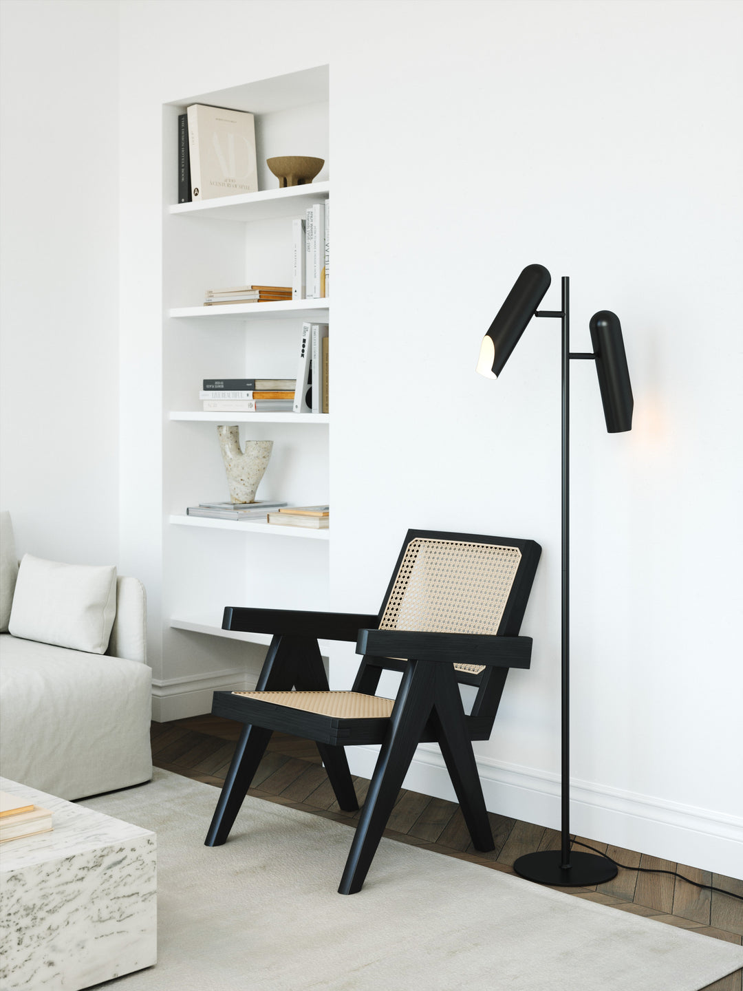 Rochelle | Floor lamp | Black