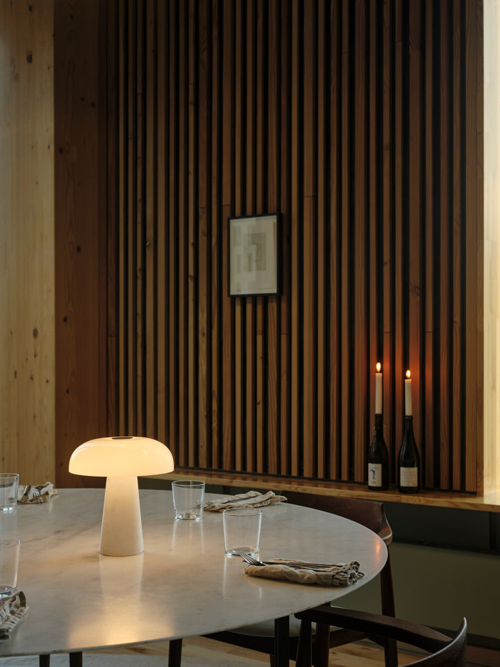 Portable Glossy Mini | Table lamp | White