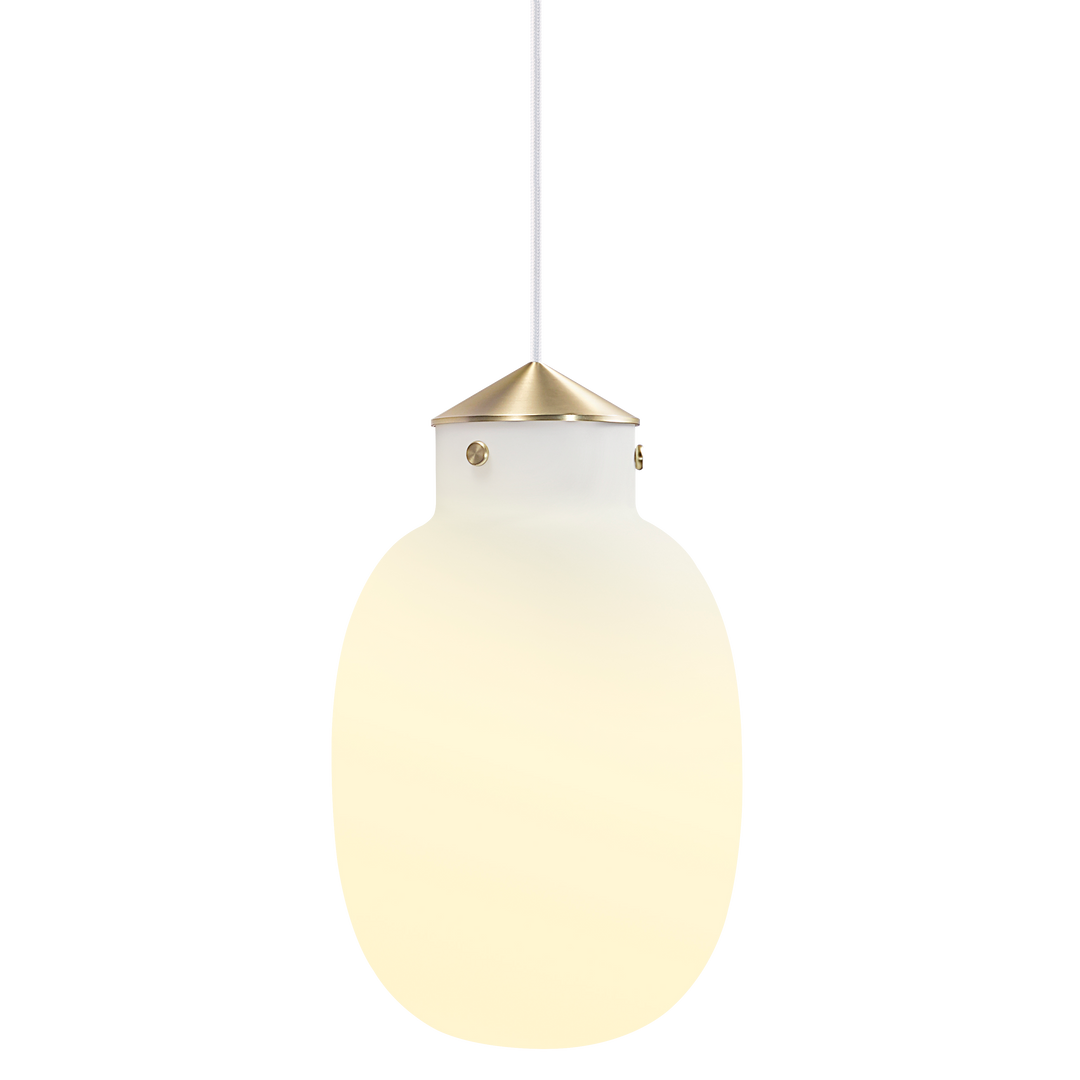 Raito 22 | Pendant | White/Brass